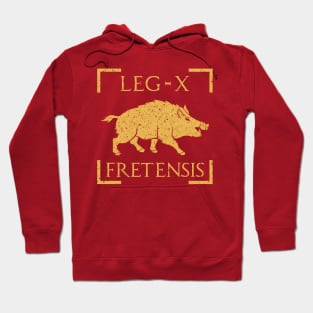 Legio X Fretensis Boar Emblem Roman Legion Hoodie